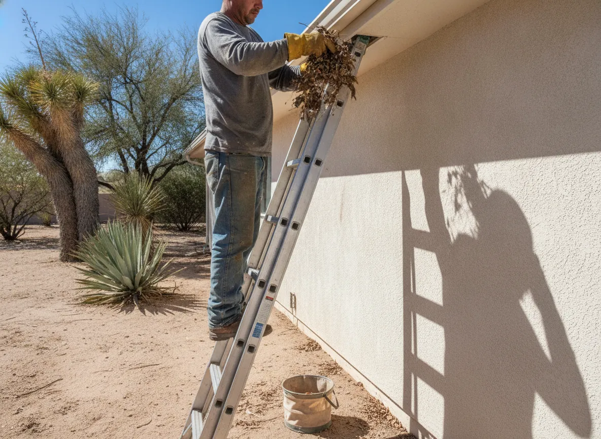 Gutter Cleaning & Brightening - Las Cruces