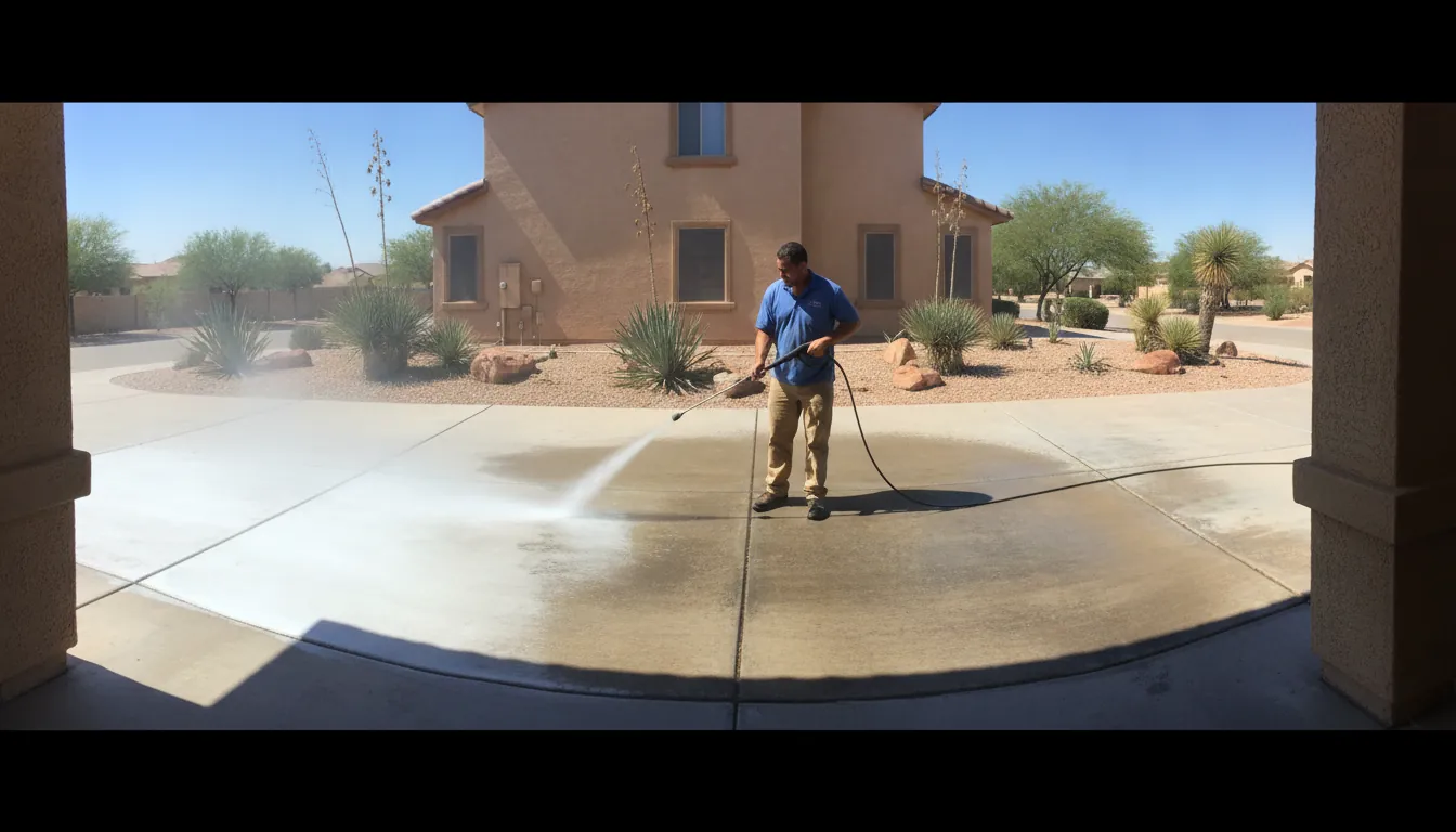 Driveway & Concrete Cleaning in Las Cruces
